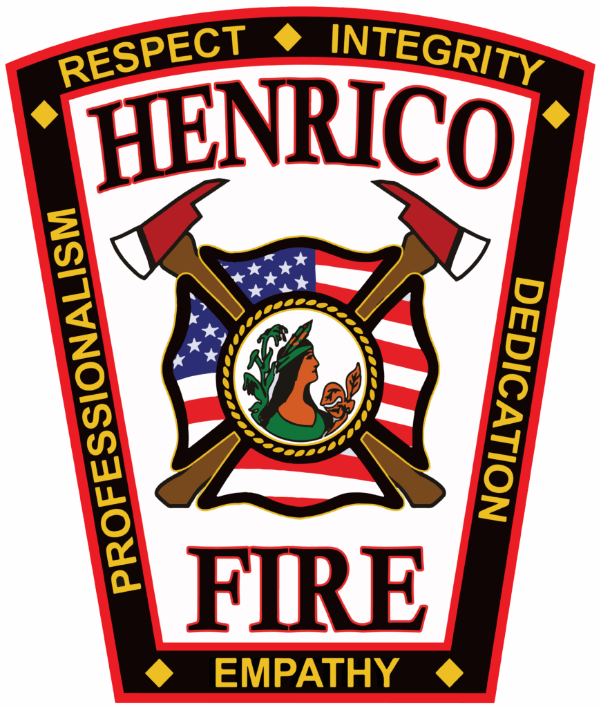 Henrico Fire Logo - with Professionalism- Respect - Integrity - Dedication _Empathy