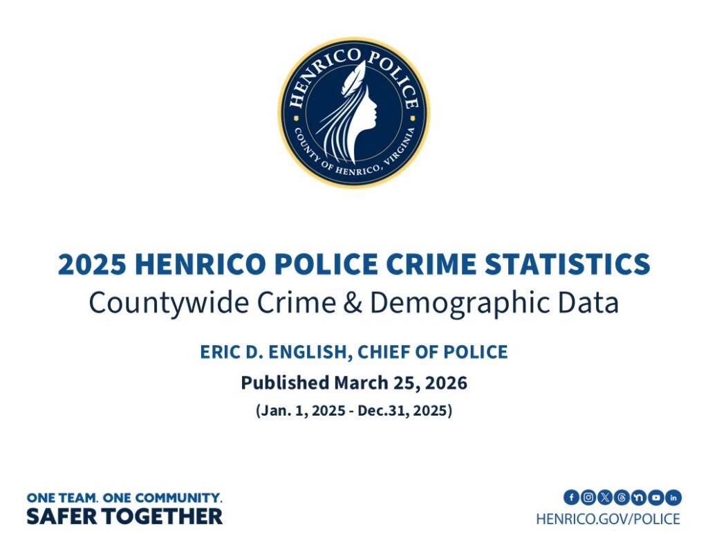 2025 Henrico Police Crime Statistics - Countywide Crime & Demographic Data document cover
