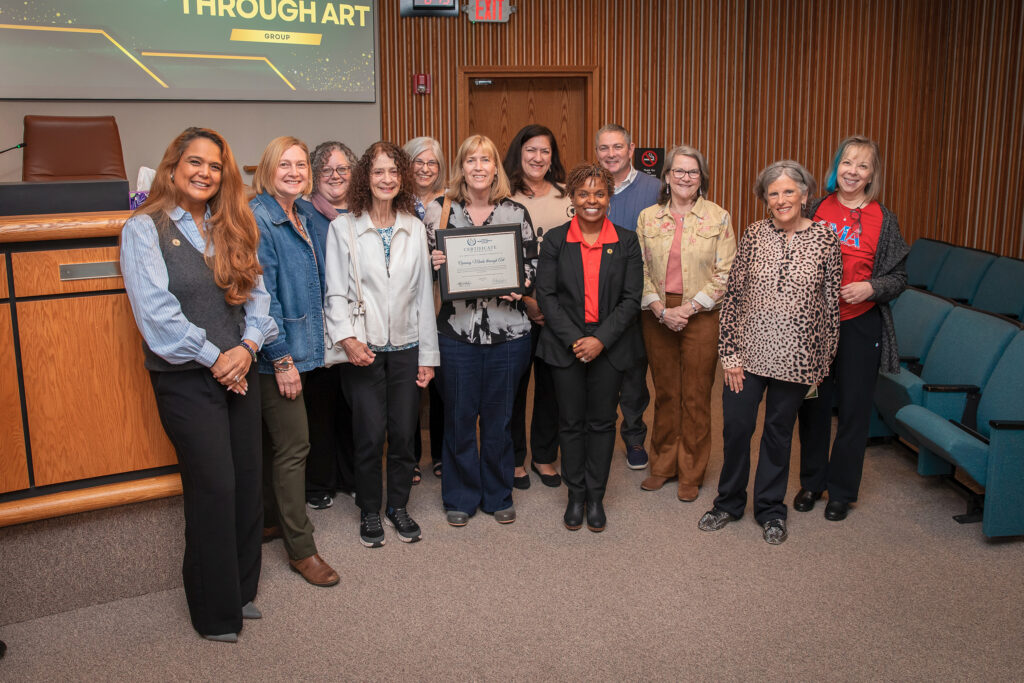 Officials recognize recipients of the Henrico Heart of Service Awards.