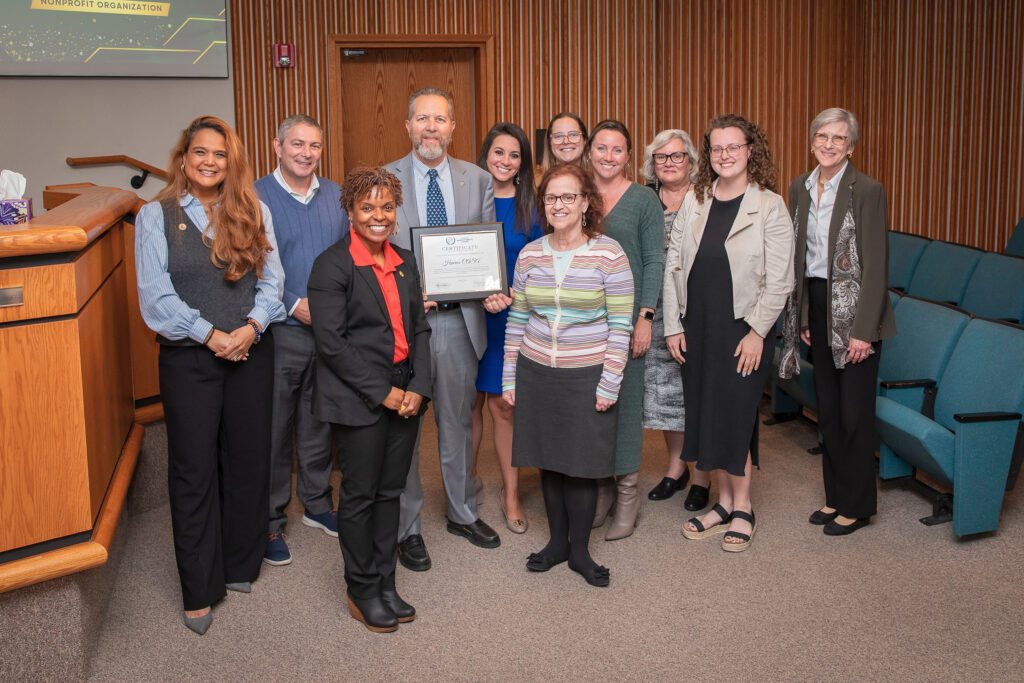 Officials recognize recipients of the Henrico Heart of Service Awards.