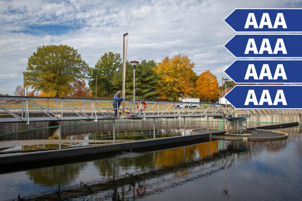 Water Treatment Facility with four sets of AAA.