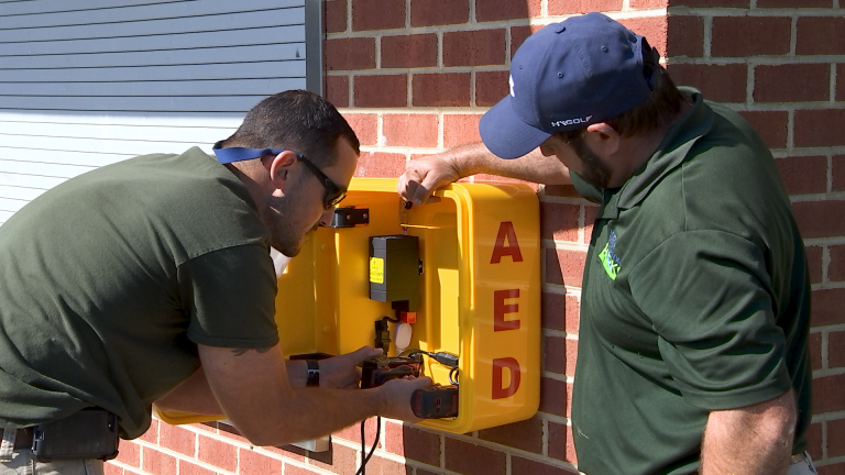 AED installation