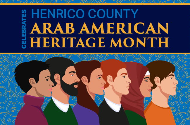 Diverse people of Arab American decent