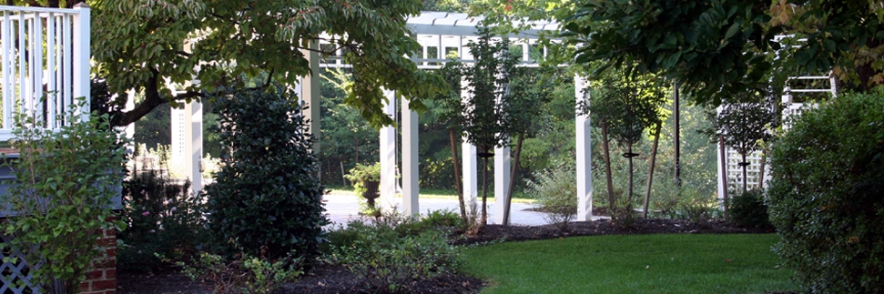 Armour House Plantings Panoramic