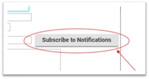 Choose Subscribe to Notifications for each contact, if the contact wants to receive updates on the application.