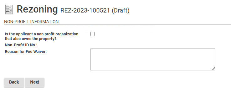 Ignore the non-profit screen. Choose Next.