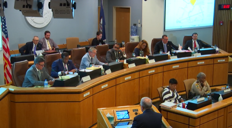 Picture of Board of Supervisors from the Oct. 13, 2026 meeting.