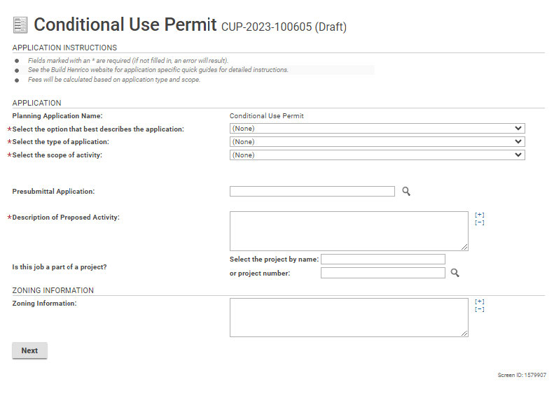Describe the request.