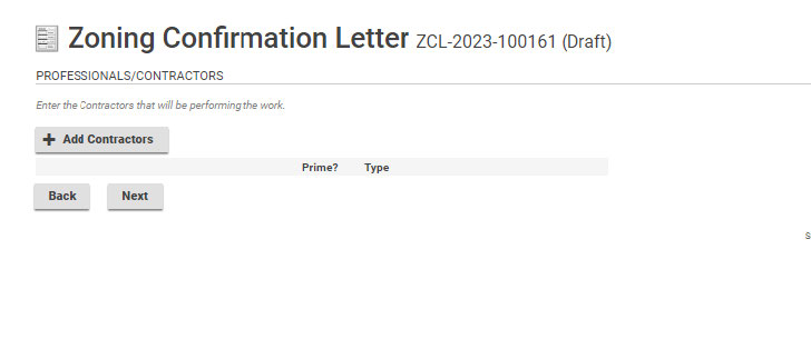 You can add contacts, e.g. professionals or contractors.