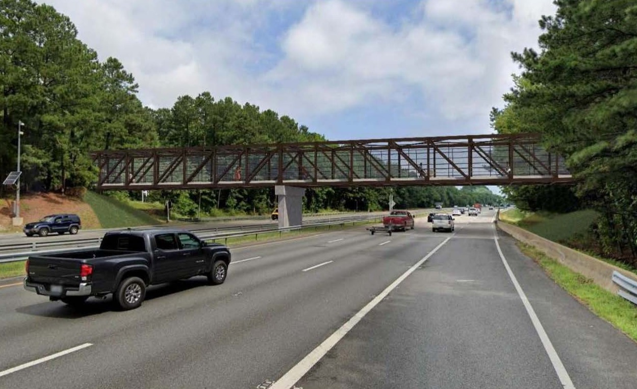 Conceptual renderingof Garden City pedestrian bridge