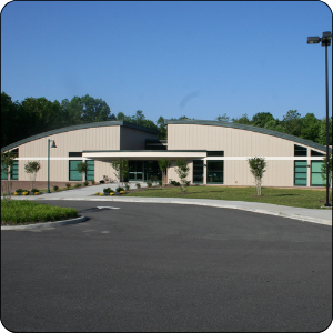 Deep Run Rec Center exterior photo.
