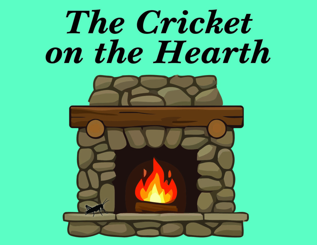 Text: The Cricket on the Hearth with matching imagery.