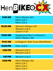 Henbikeo Cx Schedule