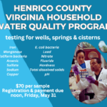 Henrico County Testing Clinic For Wells And Other Private Supplies