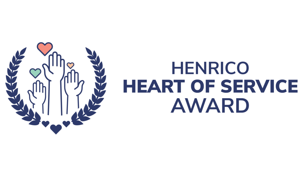 Henrico Heart of Service Award Logo