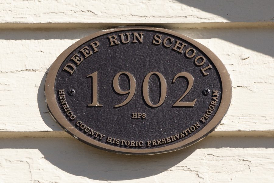 Deep Run Schoolhouse Historic Plaque