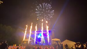Fireworks and Pyro at Juneteenth event
