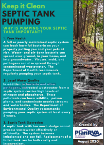 This is a educational brochure about septic systems from our friends at Plan RVA.