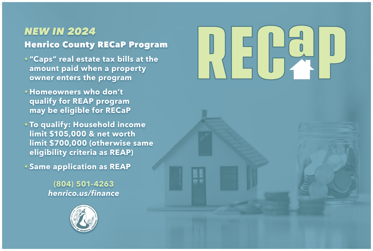Henrico RECAP program would lock in real estate tax bills of qualifying