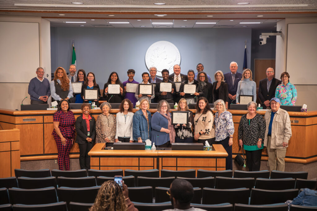 Henrico Heart of Services Award Recipient Photo with County Leadership