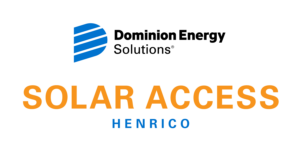 Logo with Dominion Energy's Solar Access Henrico