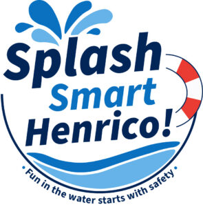 Splash Smart Henrico logo shows water splashes and a life ring.