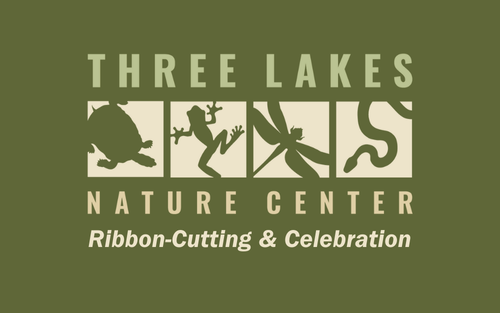 TL-RibbonCuttingCelebration Three Lakes logo and event title, Ribbon Cutting and Celebration