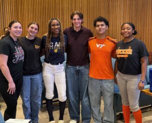 Senior students from J.R. Tucker High School in Henrico who attended the March 10 meeting of the Board of Supervisors.