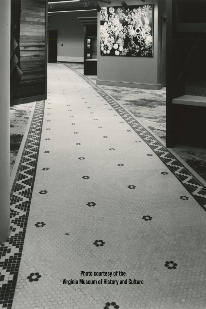 An office building's interior hallway.