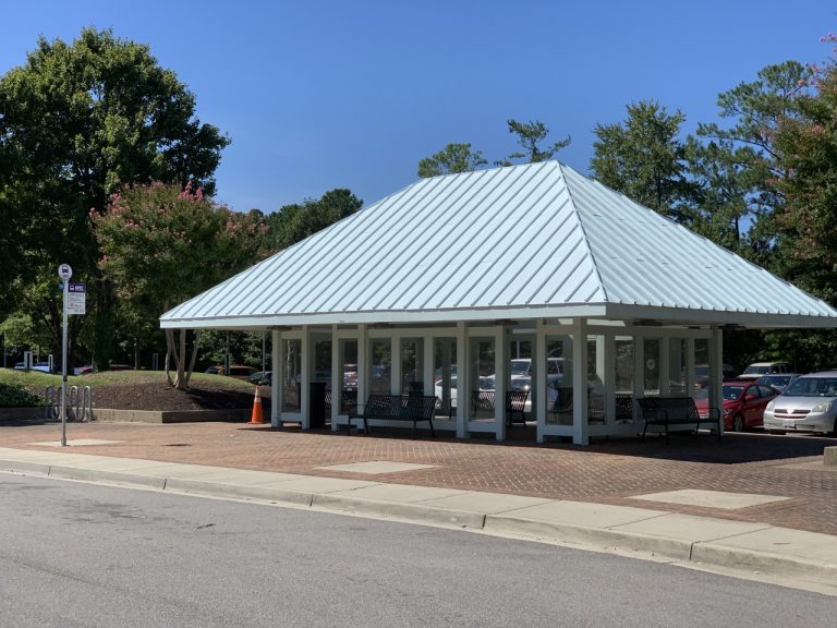 Glenside park-n-ride shelter and bus stop