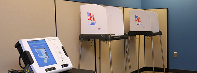 voting booths